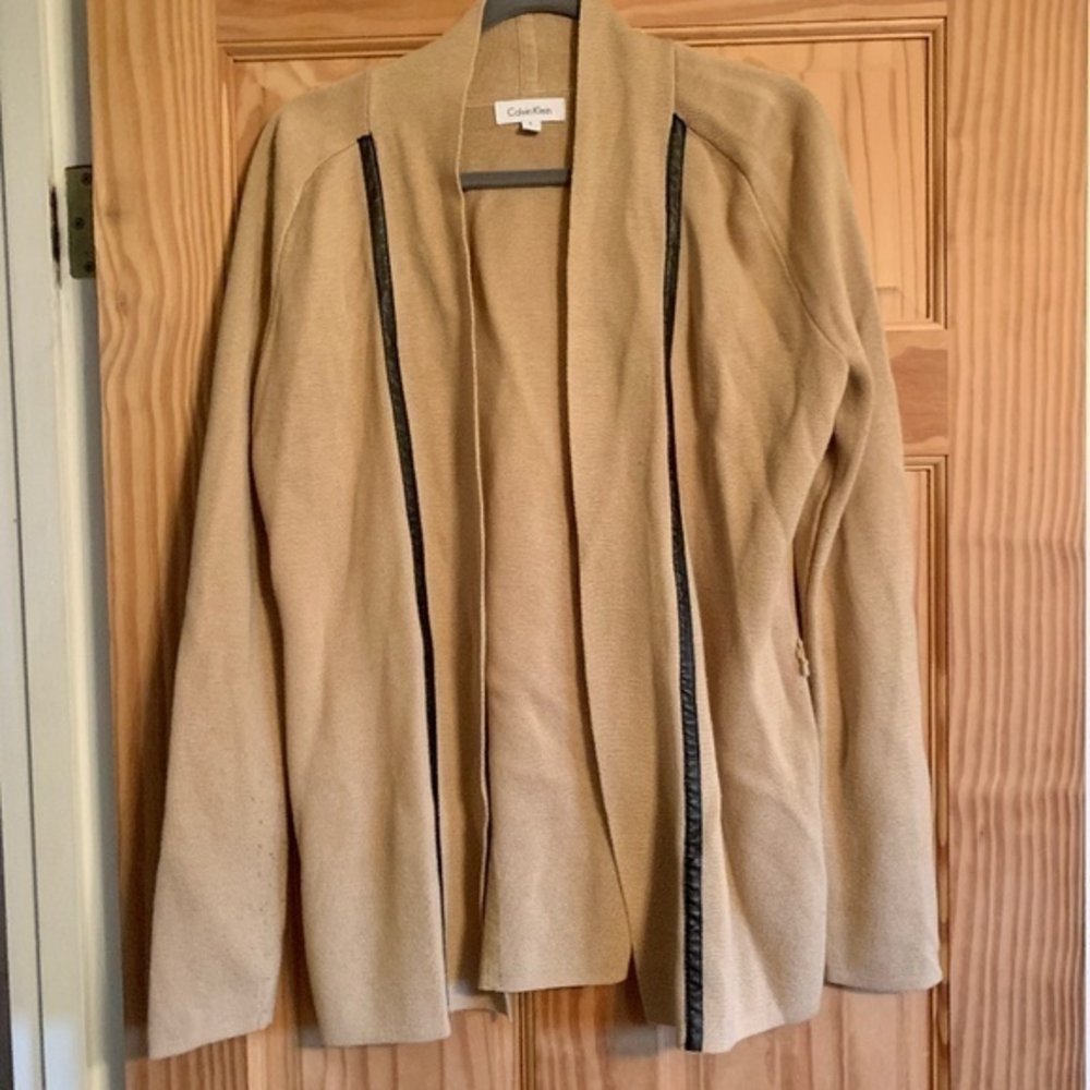 Calvin‎ Klein Camel Cardigan